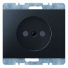 6167157006 Штепсельная розетка без защитного контакта цвет: антрацит, матовый K.1 Berker
