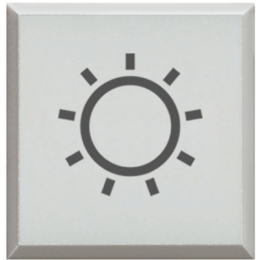 H4920BLA Axolute Сменные клавиши с символами для кнопок с подсветкой HD-4038LA/Лампа Bticino