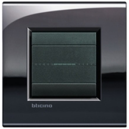 LNE4802PT Рамка LivingLight Air Олово 2-модульная Bticino