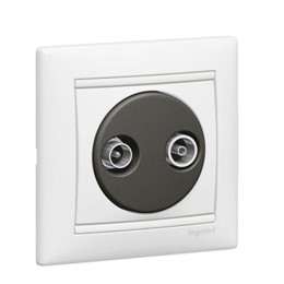 774432 Valena Розетка TV-FM единственная (каб сеть) 862 МГц 1.5 дБ Legrand