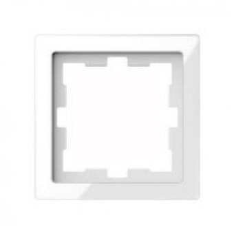 MTN4010-6520 Рамка D-Life Белый кристалл 1-постовая Merten