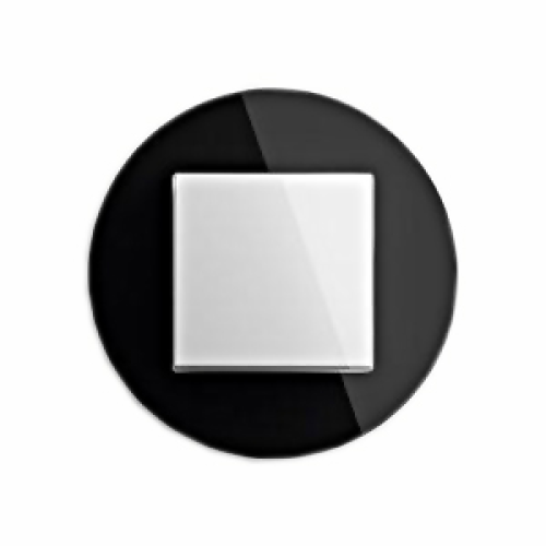 0211135 Рамка установочная Studio Черное стекло 2-постовая Gira