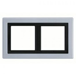 ALD2982 Рамка LS Design Алюминий 2-постовая Jung
