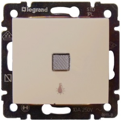 774313 Valena Выключатель кнопочный с подсветкой "Лампа" Legrand