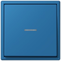 LC990KO532030 Les Couleurs® Le Corbusier Клавиша для выключателя/кнопки с окошком для подсветки bleu ceruleen 31 Jung