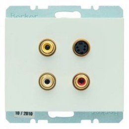 3315327009 BMO CINCH/S-VIDEO K.1 цвет: полярная белезна Berker