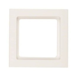 10116092 Рамка Q.3 Белый бархат 1-постовая Berker