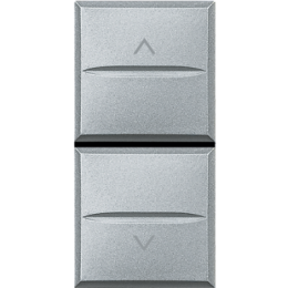 HC4037 Axolute Кнопка двойная с блокировкой 1Р (NO) + 1Р (NO) 10 А 250 В~ Bticino