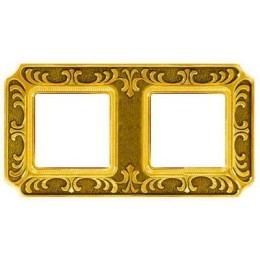 FD01352AZEN Рамка Smalto Italiano Siena Blue sapphire 2-постовая Fede