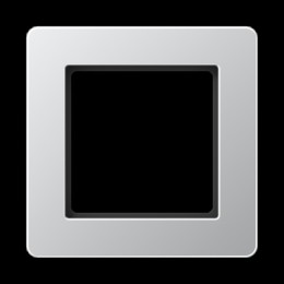 A5581BFAL Рамка A550 Алюминий 1-постовая Jung