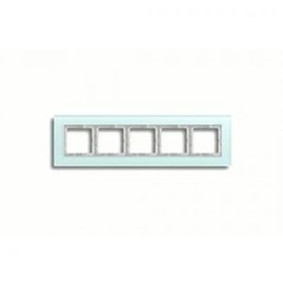 LSP985GLAS Рамка LS Plus Светло-зеленый 5-постовая Jung