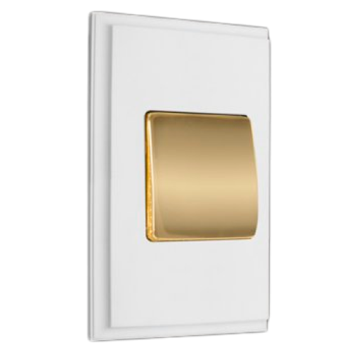 FD01611WH Рамка New Marco Белый 1-постовая Fede