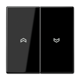 LS995PSW LS 990 Черный Клавиша 2-я жалюзийная Jung LS серия