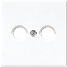 LS990TVWW LS 990 Белый Накладка TV-FM розетки Jung LS серия