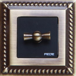 FD01231PB Рамка Sevilla Патина 1-постовая Fede