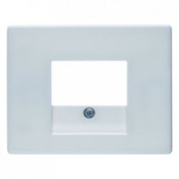 10350169 Центральная панель для розетки TAE цвет: полярная белизна, с блеском Arsys Berker