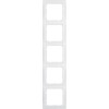 10159909 Рамка S.1 Полярная белизна матовый 5-постовая вертикальная Berker