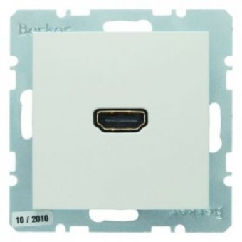 3315431909 BMO HDMI-CABLE S.1 цвет: полярная белезна матовая Berker