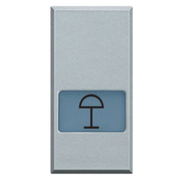 HC4921LC Axolute Клавиши с подсвечиваемыми символами для выключатель в дизайне AXIAL - 1 модуль, настольный свет Bticino