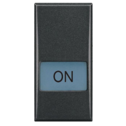 HS4921LM Axolute Клавиши с подсвечиваемыми символами для выключатель в дизайне AXIAL - 1 модуль, ON Bticino