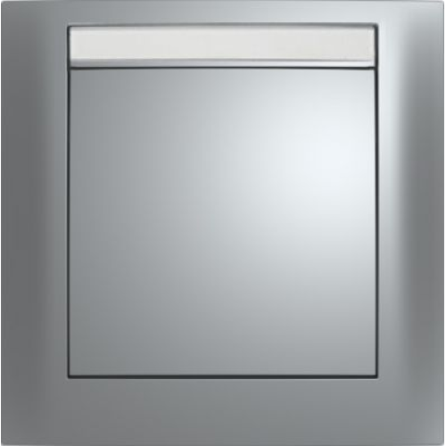 10119959 Рамка с полем для надписей S.1 Алюминий с блеском 1-постовая Berker