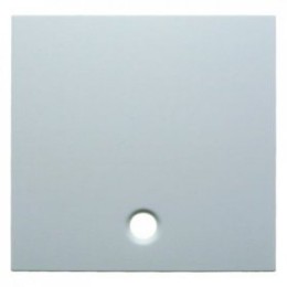 11461909 Центральная панель для выключателей/кнопок со шнурковым приводом цвет: полярная белизна, матовый S.1/B.1/B.3/B.7 Glas Berker