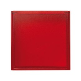 2700679-110 Вставка декоративная с откидной крышкой в рамку базовую с вырезом, Simon 27 Play, прозрачный красный