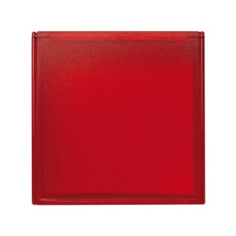 2700679-110 Вставка декоративная с откидной крышкой в рамку базовую с вырезом, Simon 27 Play, прозрачный красный