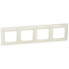 774354 Рамка Valena Слоновая кость 4-постовая Legrand
