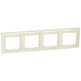 774354 Рамка Valena Слоновая кость 4-постовая Legrand