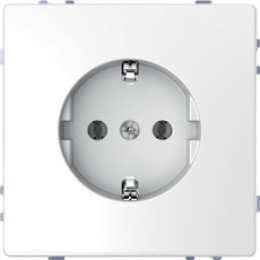 MTN2301-6035 D-life розетка 16а, с з/к, без шт, бел. лотос Merten