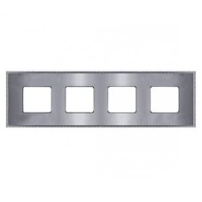 FD01434CBCB Рамка Belle Epoque Metal Bright chrome / Bright chrome 4-постовая гор/верт. Fede FD01434CBCB Рамка Belle Epoque Metal Bright chrome / Bright chrome 4-постовая гор/верт. Fede