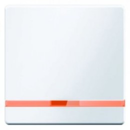 16216089 Клавиша выключателя с линзой цвет: полярная белизна, с эффектом бархата, Q.1 Berker