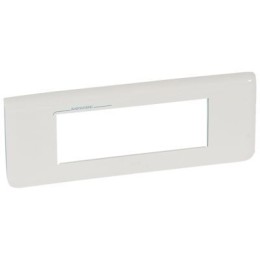 078726 Рамка Mosaic Белый, антибактериальная 6-модульная Legrand