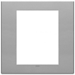 22668.02 Рамка Eikon EXE Серебро 8-модульная Vimar