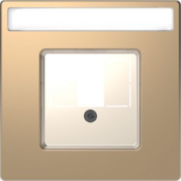 MTN4250-6051 D-life центральная накладка для tae/audio/usb, шампань Merten