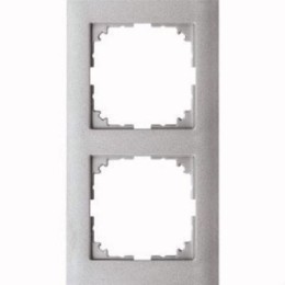 MTN4020-3660 Рамка M-Pure Алюминий 2-постовая Merten