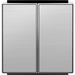 8511 AI Клавиша для выключателей/переключателей/кнопок 2-клав Нержавеющая сталь , ABB