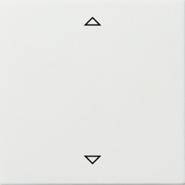 0545112 Радионакладка системы управления жалюзи с возможностью подключения датчиков Белый Gira F100