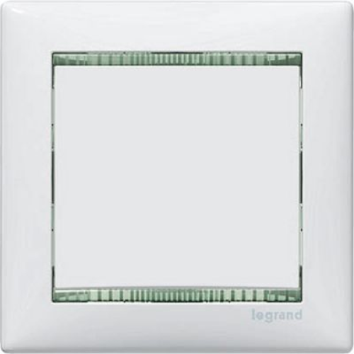 774461 Рамка Valena Белый кристалл 1-постовая Legrand