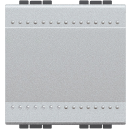 NT4004M2N LivingLight Переключатель промежуточный с механическими клеммами, размер 2 модуля Bticino
