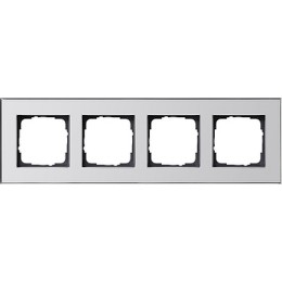 021410 Рамка Esprit Хром 4-постовая Gira