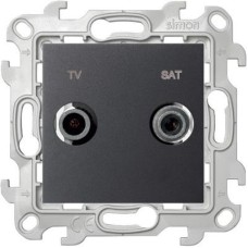2410487-038 Розетка TV-SAT одиночная, графит Simon 24 2410487-038 Розетка TV-SAT одиночная, графит Simon 24