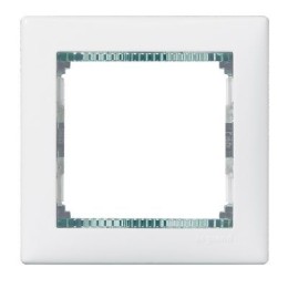 774461 Рамка Valena Белый кристалл 1-постовая Legrand
