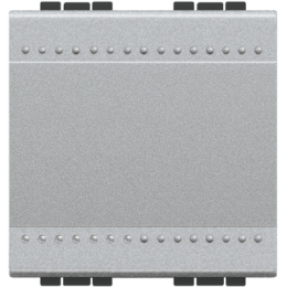 NT4005M2A LivingLight Кнопка с автоматическими клеммами, размер 2 модуля Bticino