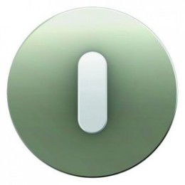 10012014 Накладка с ручкой для поворотных переключателей, R.1, нержавеющая сталь цвет: полярная белизна Berker