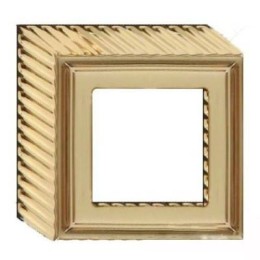 FD01501OB Рамка для накладного монтажа Roma Золото 1-постовая Fede