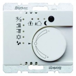 75441149 Регулятор температуры с кнопочным интерфейсом цвет: полярная белизна, с блеском Arsys Berker