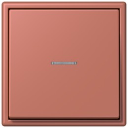LC990KO532121 Les Couleurs® Le Corbusier Клавиша для выключателя/кнопки с окошком для подсветки terre sienne brique Jung