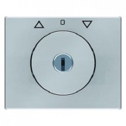 10797104 Центральная панель с замком к жалюзийному замочному выключателю цвет: нержавеющая сталь K.5 Berker